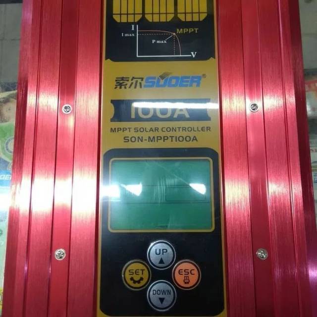 Suoer 12V 24V 48V 100A Solar Power Controller MPPT Solar Charge Controller SON MPPT 100A