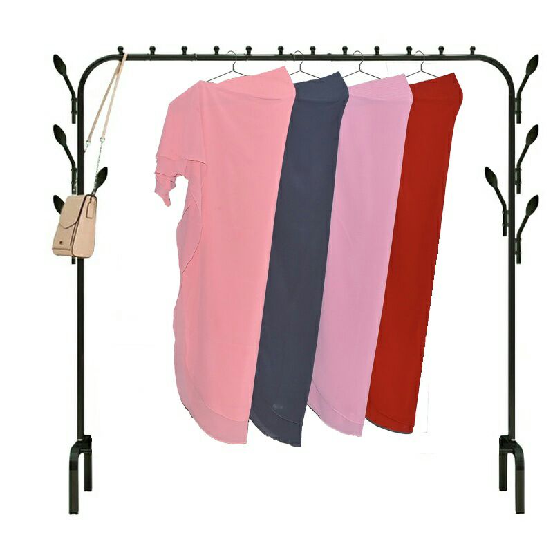 khimar instan LV ceruty beby doll premium hijab/ jilbab / kerudung LV ceruty dua layer premium-3