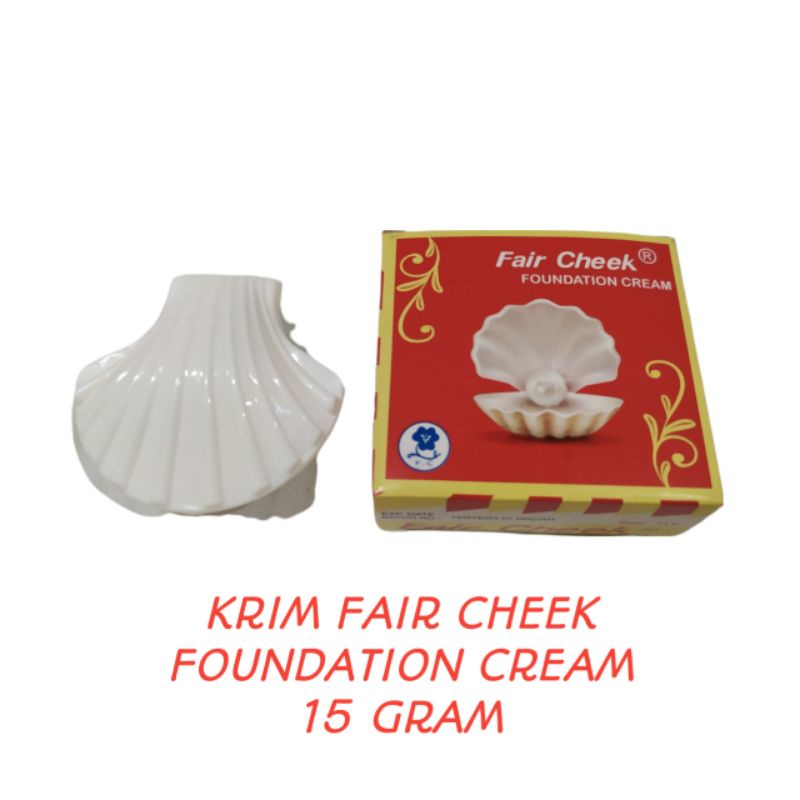 FAIR CHEEK FOUNDATION CREAM ORIGINAL/ KELLY KERANG BPOM - 15 GRAM/ KRIM/ BEDAK FAIR CHEEK/ FAIR CHEE