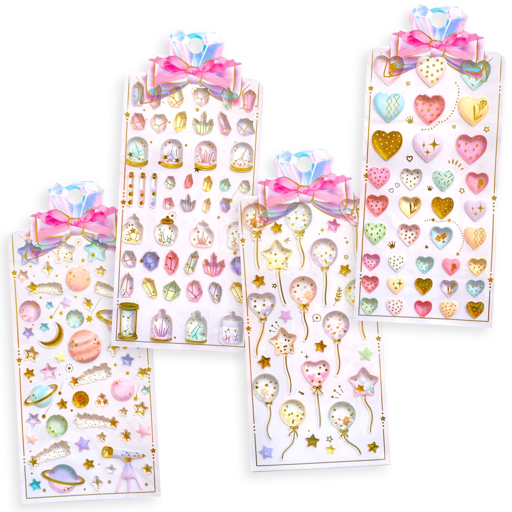 

W! Accessories Sticker Stiker 3D Gold 64340800
