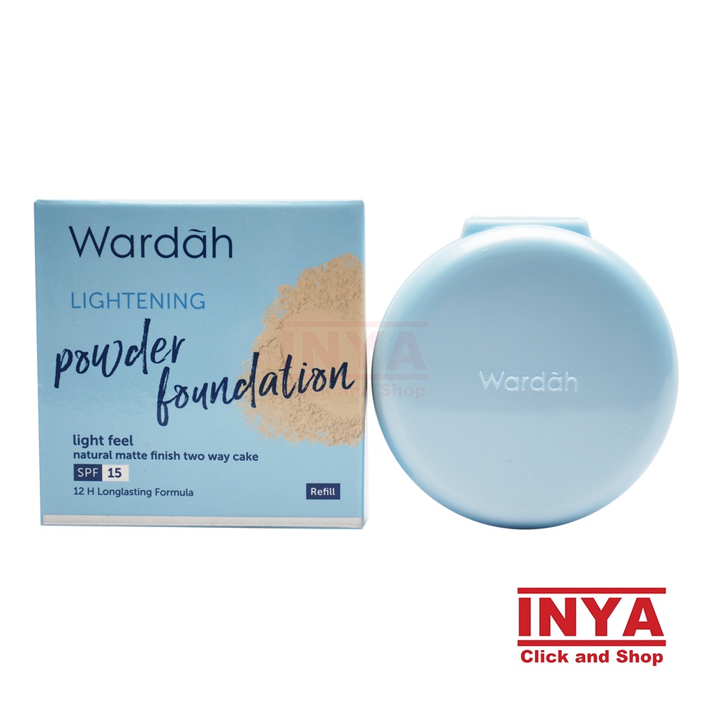 WARDAH LIGHTENING POWDER FOUNDATION 02 GOLDEN BEIGE 12gr REFILL