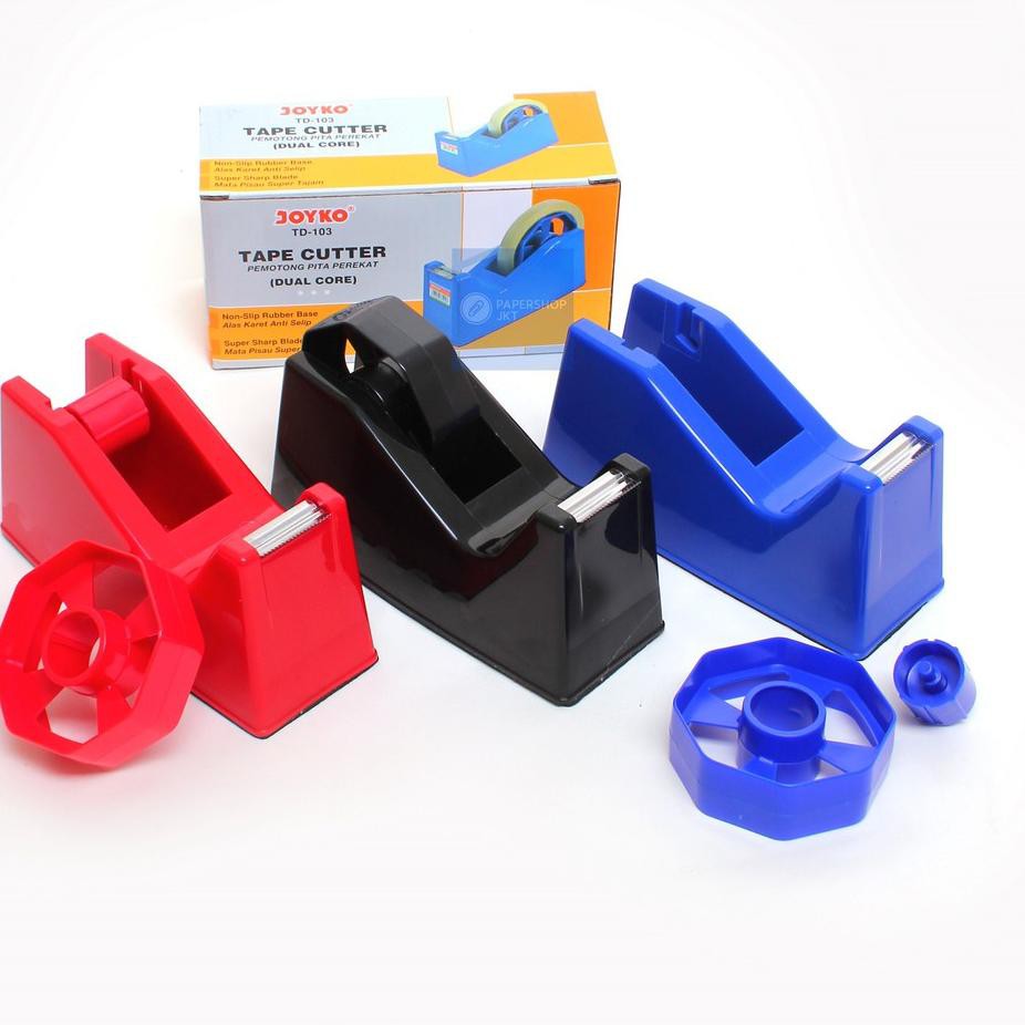 

PROMO 6.6 [ ECER ] Joyko Tape Cutter TD103 /Pemotong Lakban Isolasi Pita Perekat Besar + EXTRA BUBBL