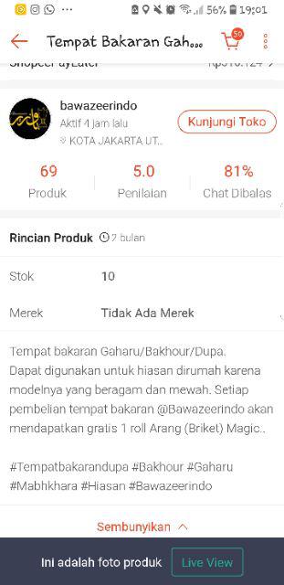 Tempat Bakaran Gaharu/bakhour/dupa
