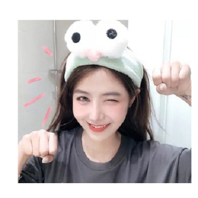 topi bandana kodok keropi korea make up bando karet rambut