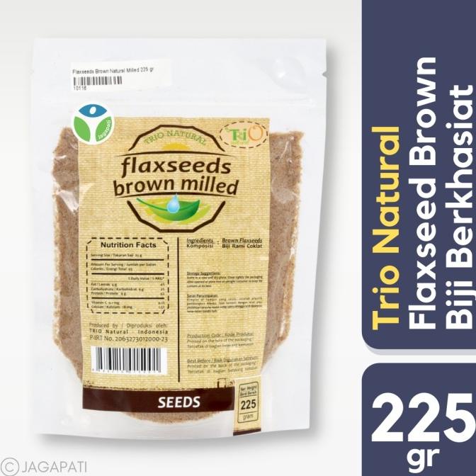 

NEW PRODUCT Trio Natural - Flaxseed Brown Natural 225gr - Biji Rami - Berkhasiat AP059