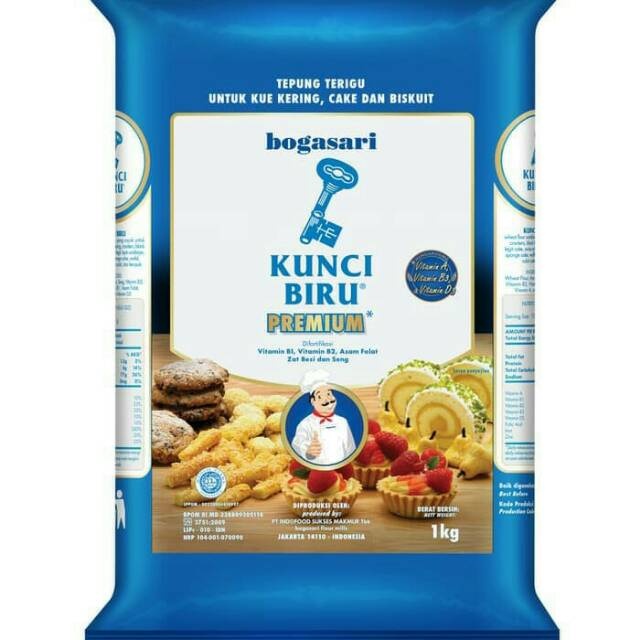 

Tepung Terigu Kunci Biru Bogasari
