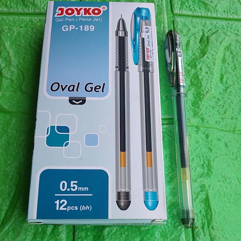 

GEL PEN JOYKO OVAL GEL GP-189 PENA JEL 0,5MM PULPEN GEL GROSIR