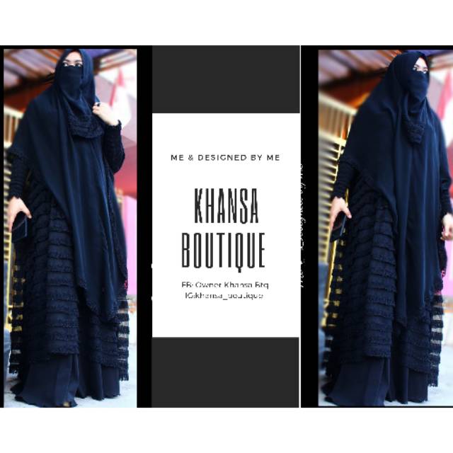 Gaun syari KHANSA BOUTIQUE