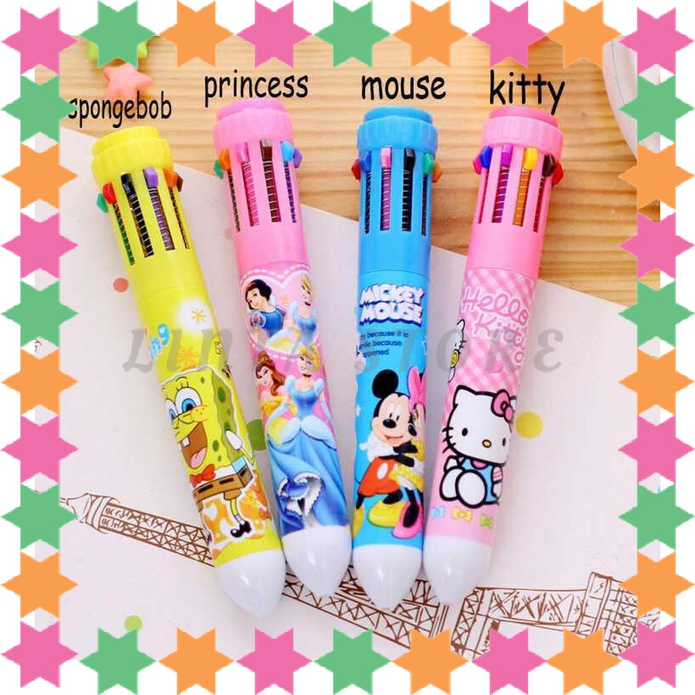 

Pena Ballpoint Multi Warna 10 in 1