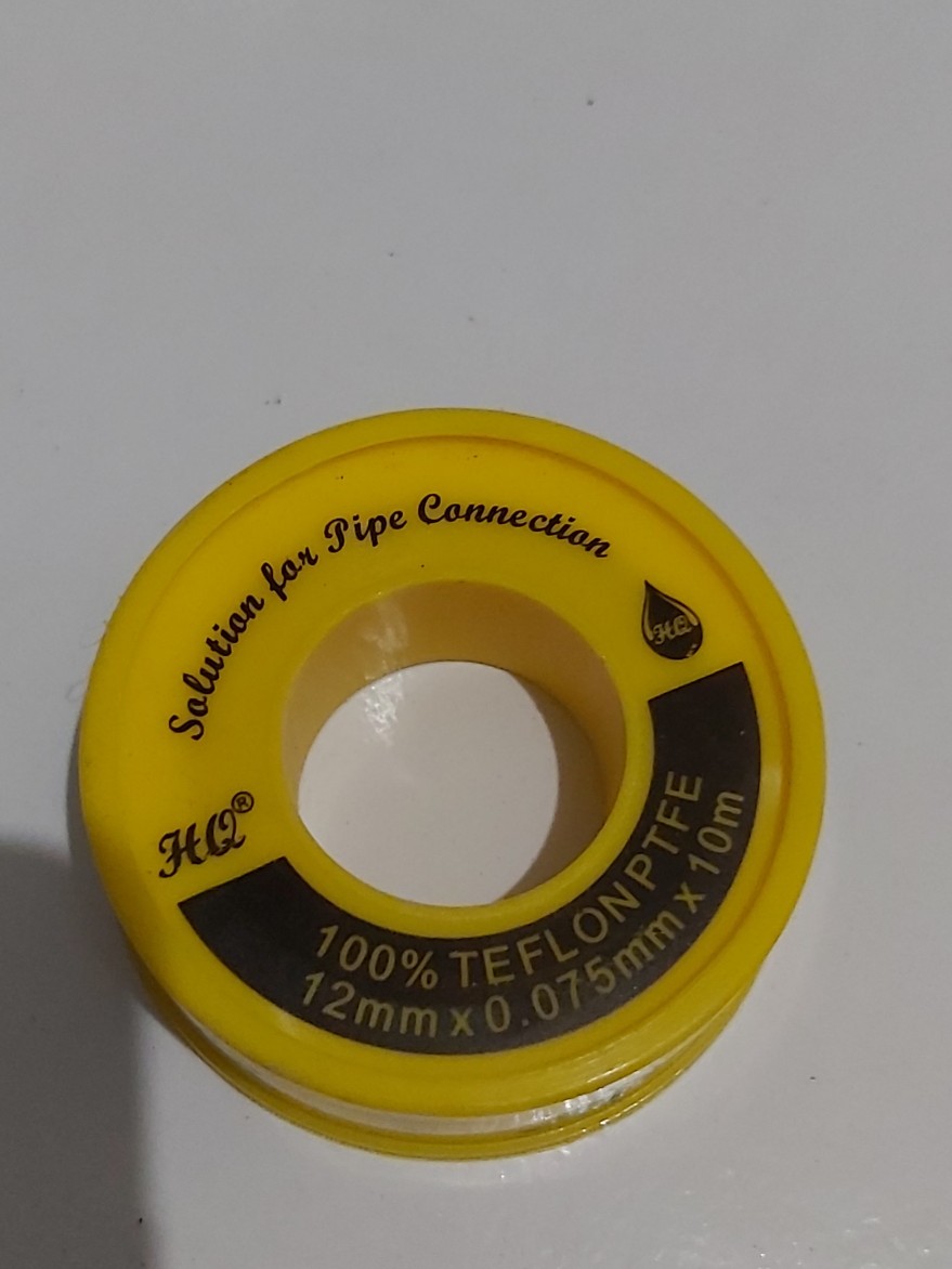Seal Tape Kran Hq 12mm 10 Meter Solasi Keran Isolasi Lakban Sealtape