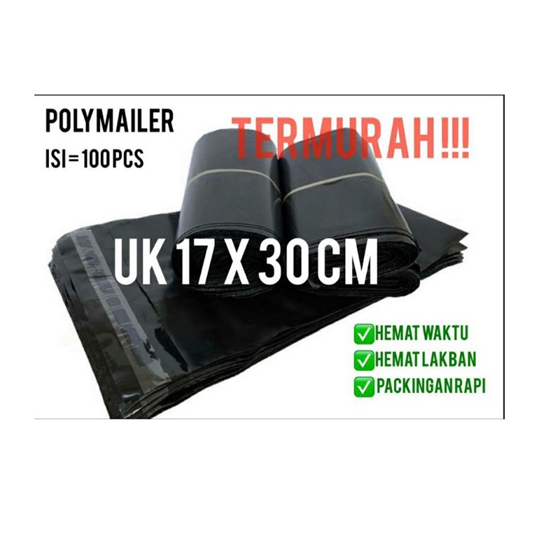 

Plastik Polymailer Packing Online Shop Ukuran 17X30 Isi 100 Lembar