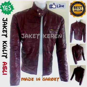 Jaket kulit pria Cowok keren | Jaket kulit kantor | Jaket kulit kerja harian