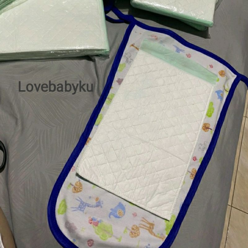 UNDERPAD BAYI ISI 20 LEMBAR SEUKURAN POPOK BAYI BARU LAHIR UNDERPAD BABY CLODI SEKALI PAKAI SEUKURAN POPOK BAYI