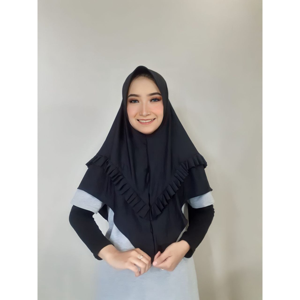 JILBAB KERUDUNG BERGO SYARI INSTAN JERSEY JRA