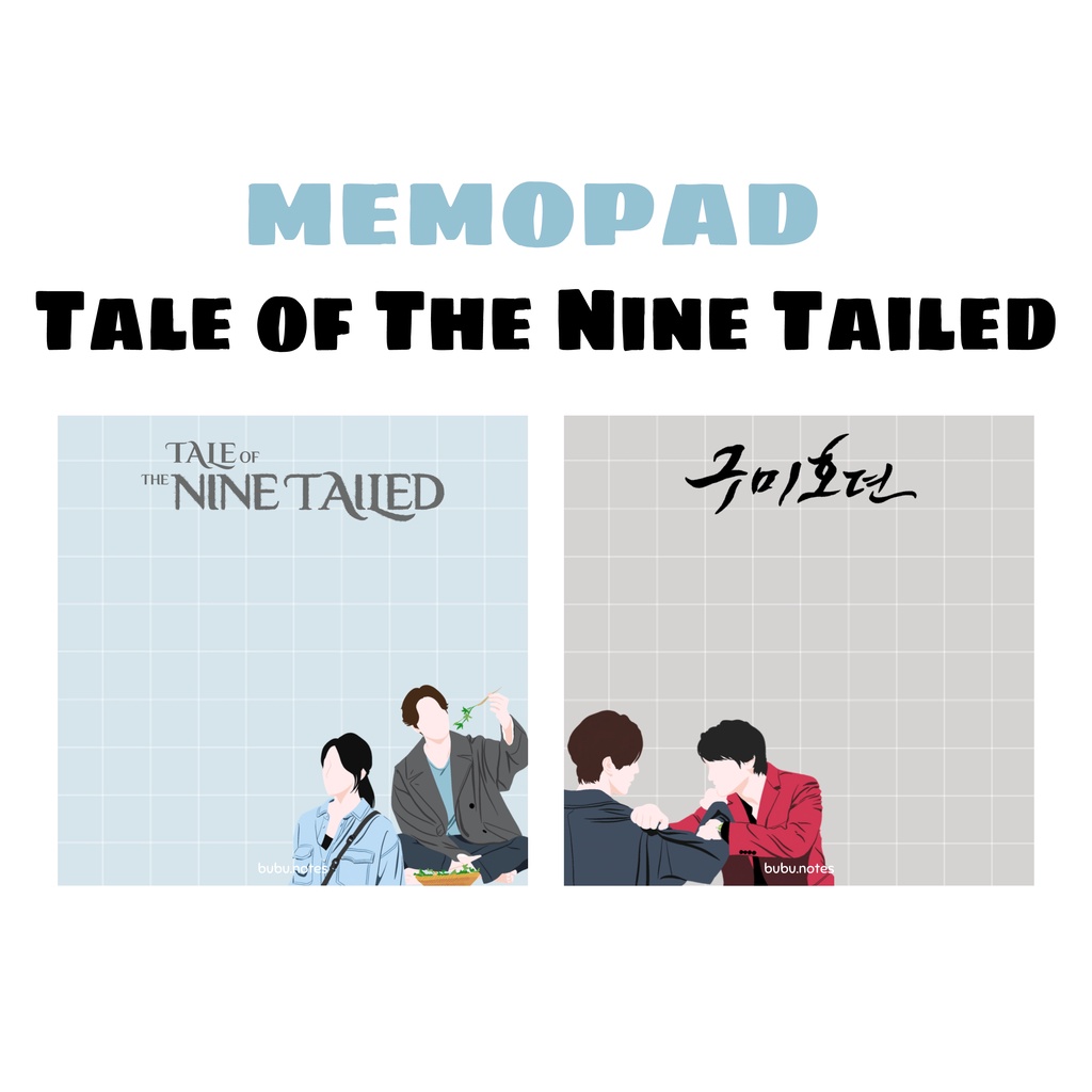 

TALE OF THE NINE TAILED - Memopad Kdrama Korean Drama Sticky Note Post it Memo Pad Notes Paper Study Stationary