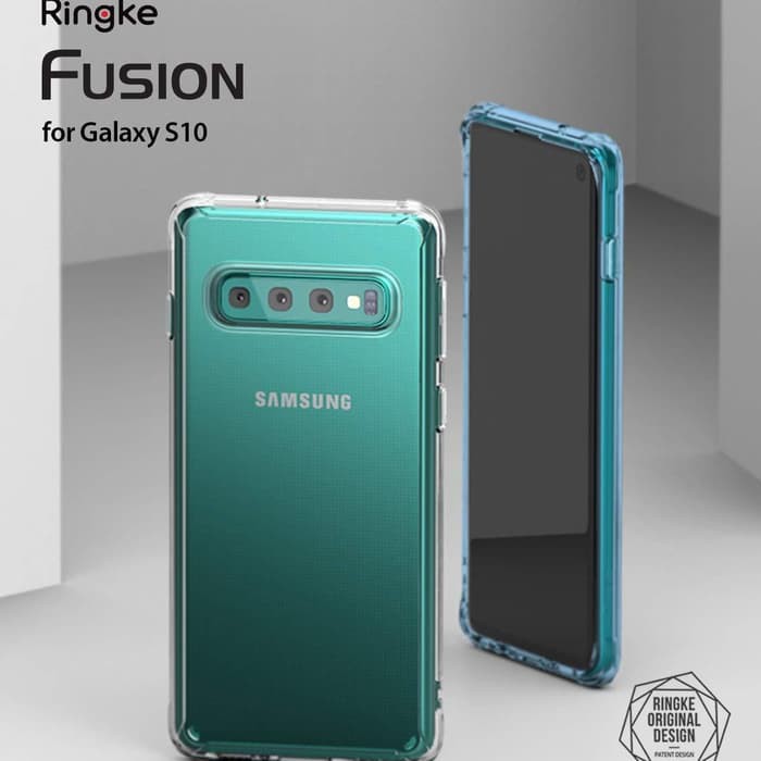 Original Ringke Fusion Case For Samsung Galaxy S10 Crystal Clear