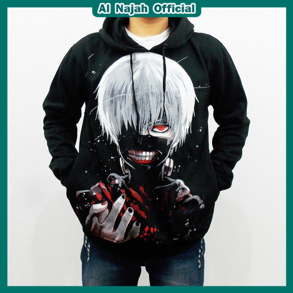 sjf!! Sweater Kaneki Tokyo Ghoul / Switer pria dewasa dan anak anak terbaru 2021 keren distro / Sweater Pria Anime Anak Ken