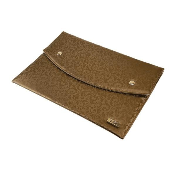 Tas Laptop 11 inch Sleeve Case For Macbook BUBM Waterproof - Light Brown