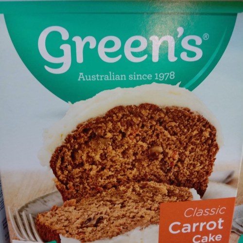 Greens Classic Carrot Cake 470 gram