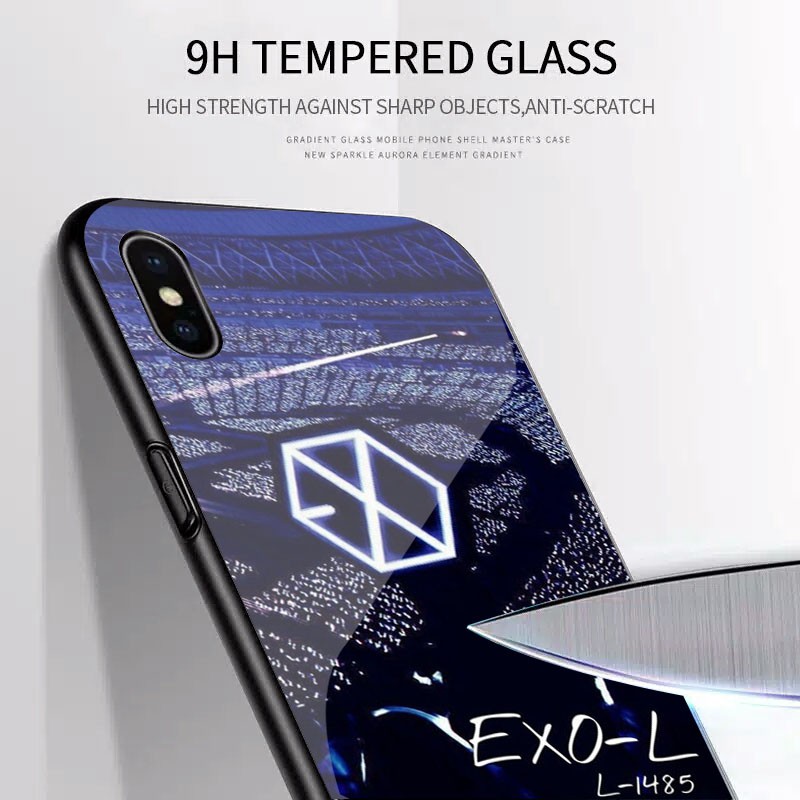 [K28] SoftCase Glass Band For Oppo Vivo Xiaomi Samsung Iphone Realme a12 a31 a5s a52 a91 a92 a3s a37