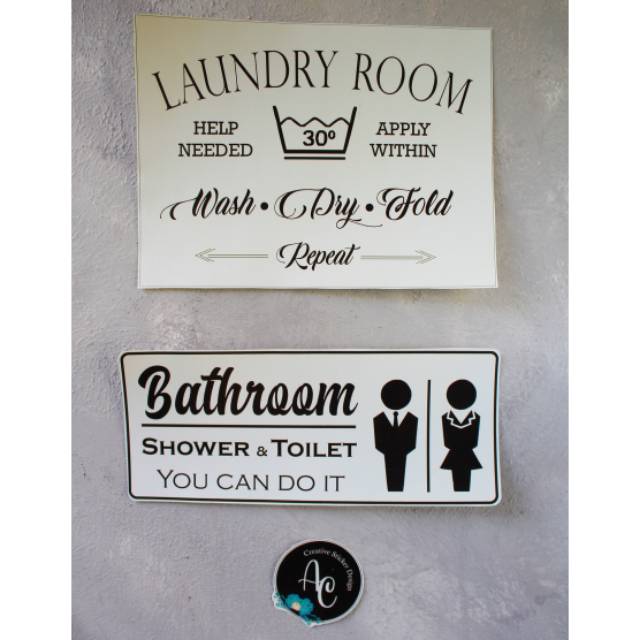

Label ruangan, wall sticker label