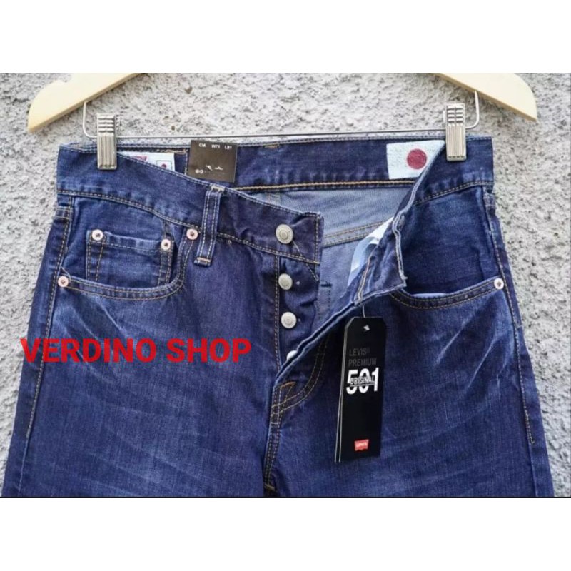 celana jeans pria ukuran jumbo Levis 501 Jepang