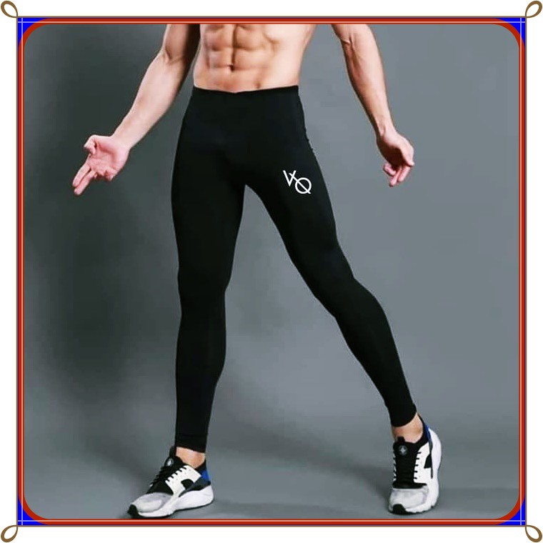 legging vanquish celana baselayer manset pria training gym baselayer celana manset baju pria