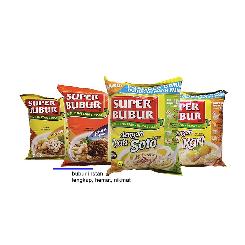 

Super Bubur - Bubur Instan Lengkap - 1 bks