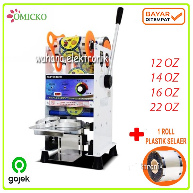 Omicko Cup Sealer OZ 22 1 Cup Sealing Machine Cup Sealer Press Plastik Mesin Press