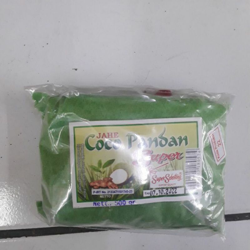 

super sekoteng rasa jahe coco pandan 500gr