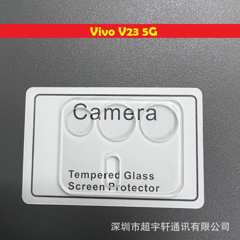 PELINDUNG KAMERA VIVO v23 5G Putih ANTI GORES TEMPERED GLASS CAMERA LENS LENSA PROTECTOR FULL 3D