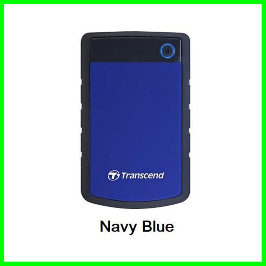 Transcend Storejet H3B 25H3 1TB -  HDD HD External Harddisk Antishock - 001