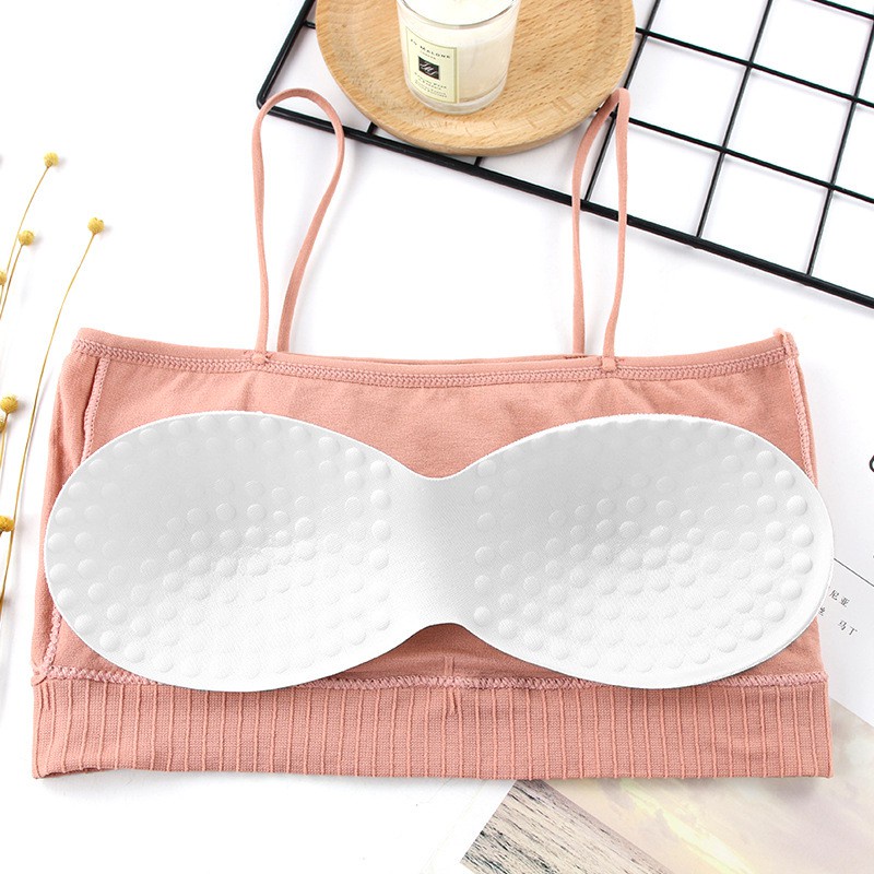 BRA358 Bra Wanita Tanpa Kawat Bra Pakaian Dalam Olahraga Gym Push Up Sport Bra Tali Polos S1024