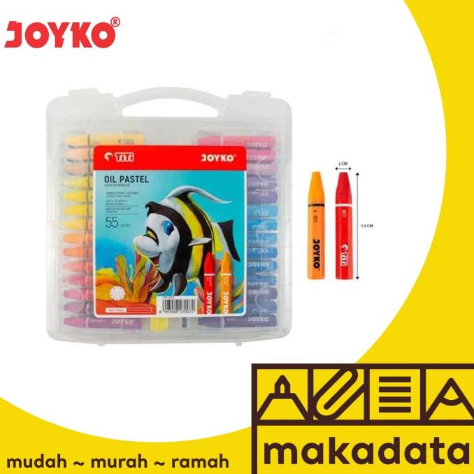 

#@#@#@#@] CRAYON | OIL PASTEL TITI ISI 55 WARNA MURAH