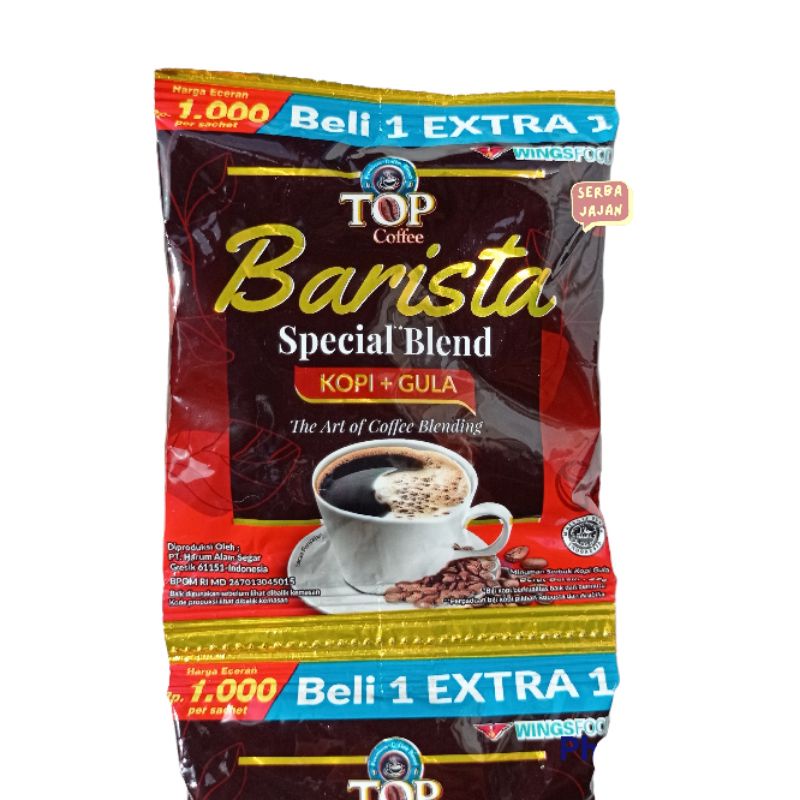 

KOPI TOP BARISTA SPECIAL BLEND 25gr x 20bks