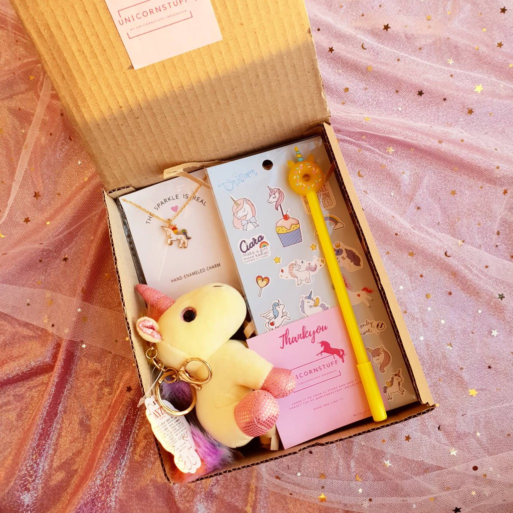 Unicorn Box Yellow Edition Paket Kado Unicorn