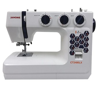 Janome Ct2480lx Mesin Jahit Kwalitas Heavy Duty - Biru dongker Putih