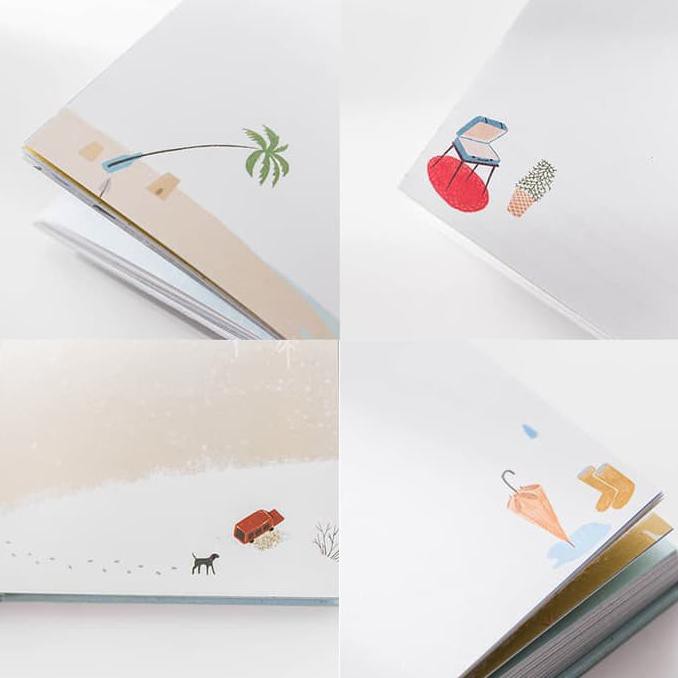 

Traveling Light Hardcover Plain Notebook / Buku Catatan / Buku Tulis Cococakesale88