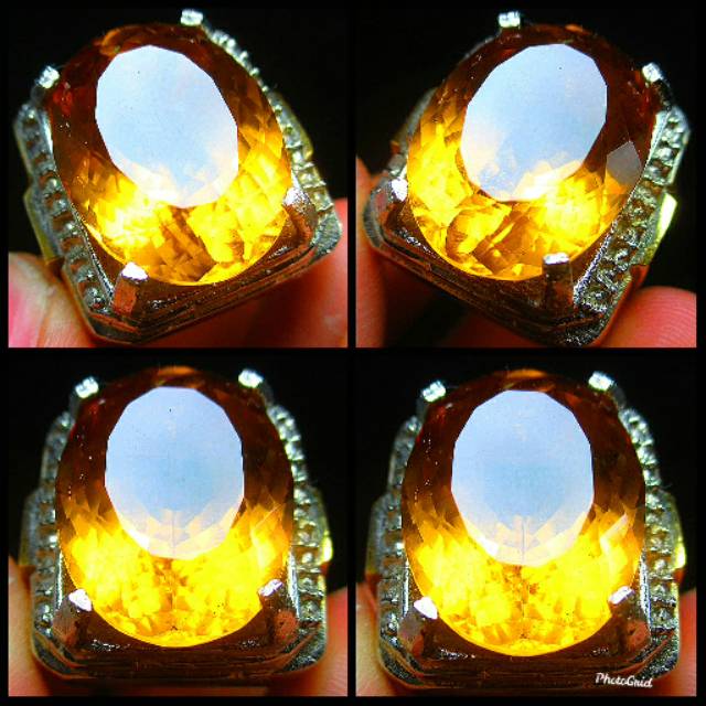 NATURAL YELLOW CITRINE CUTTING