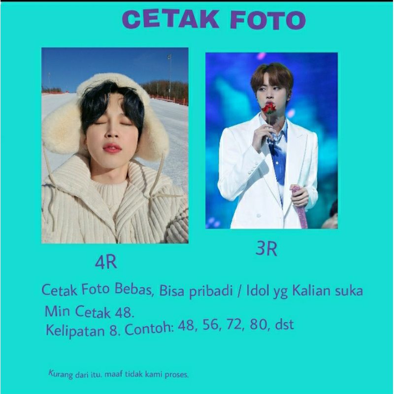 Cetak Foto 3R, 4R