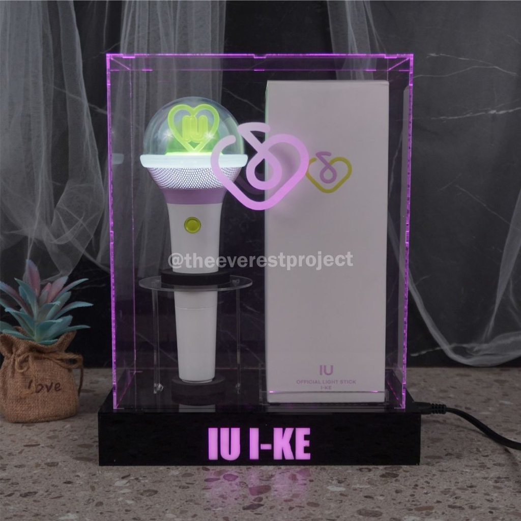 Lightstick IU / Box LIghtstick Akrilik / Box Lightstick IU / Lightstick IU x Box / Lightstick IU den