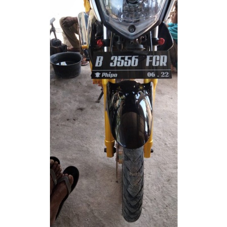 Plat nomor akrilik custom ( satu )