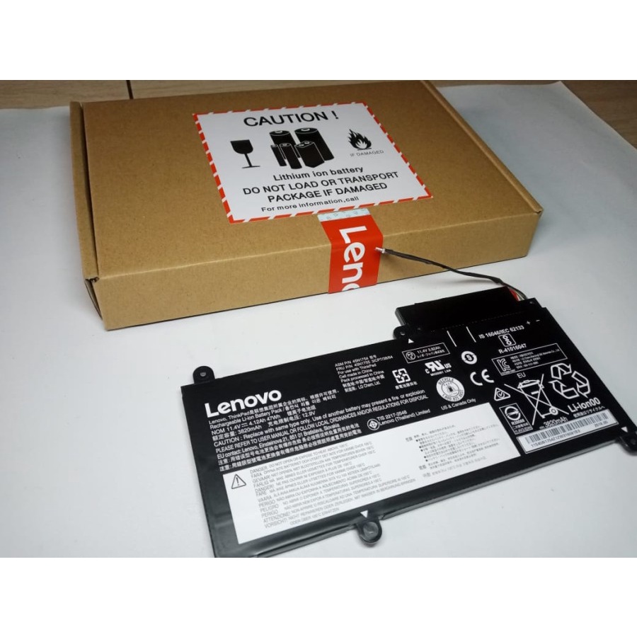 Baterai Lenovo Thinkpad E450 E450C E460 45N1754 45N1755 Original