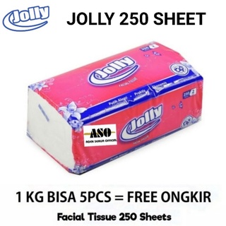 Tisu Tissue JOLLY 250 sheets 2ply