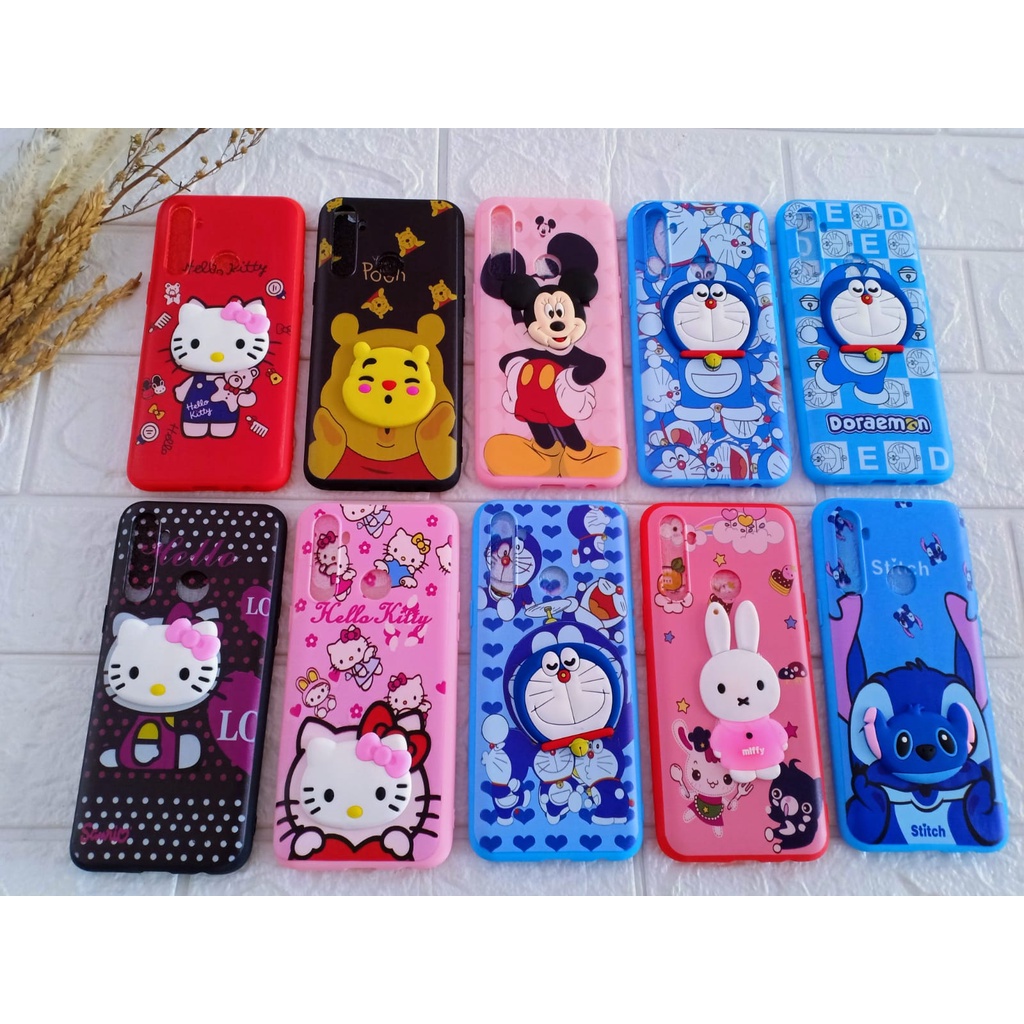 Casing Softcase Hp Xiaomi REDMI 9 9A Karakter 3D