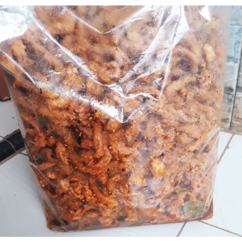 

usus ayam crispy pedas
