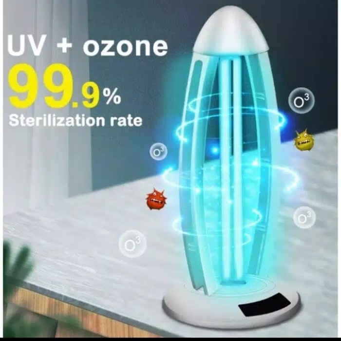 sale Lampu UV  Ozon Sterilizer Remote Ruangan - Putih Murah