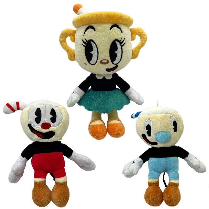 17 styles Game Cuphead Plush Doll Toys Mugman The Chalice Soft Plush Stuffed Toys Cute Cartoon Doll For Kid Children Christmas Gifts