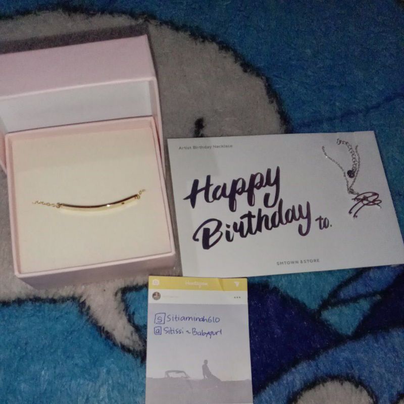 Ready Exo Birthday necklace Sehun EXO Bracelet Chanyeol Exo Baekhyun Exo