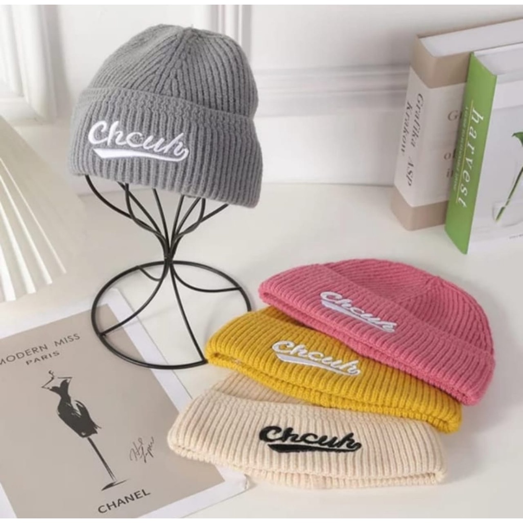 Termurah!!! Kupluk distro Pria Wanita Kupluk Beanies Hat Chcuh Terbaru Paling Trendy